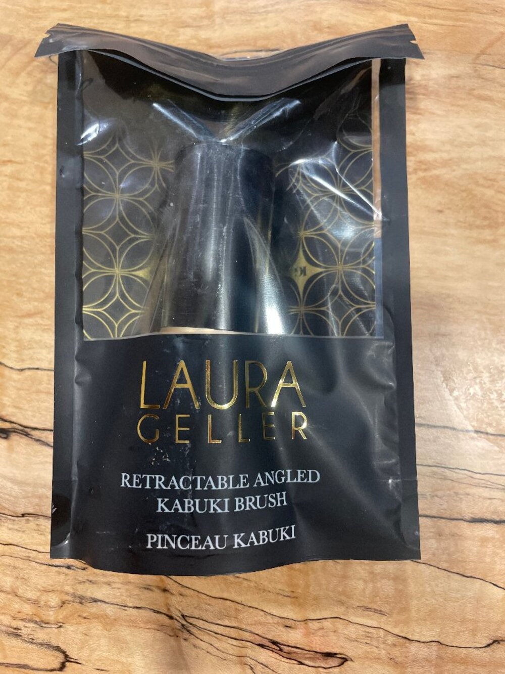 Laura Geller Retractable Angled Kabuki Brush Brand New